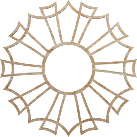 Ekena Millwork Augustus Wood Fretwork Pierced Ceiling Medallion, Red Oak, 16"OD x 5 5/8"ID x 1/4"T CMWP16X16X0250AURO